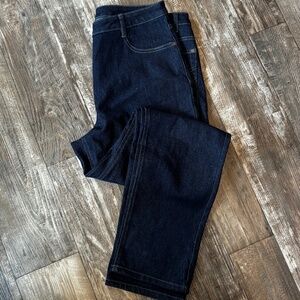 Apparel Collection dark denim pants.